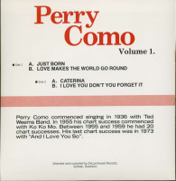Aperçu: Perry Como - Volume 1. (7inch EP, SC, PS) Aperçu: Perry Como - Volume 1. (7inch EP, SC, PS)