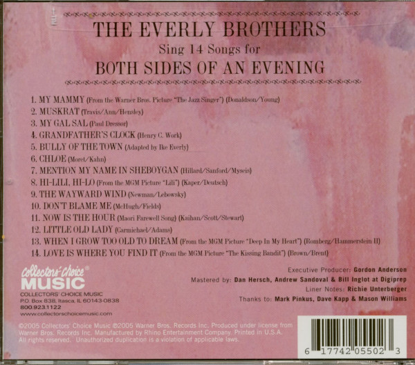 Both Side Of An Evening (CD)