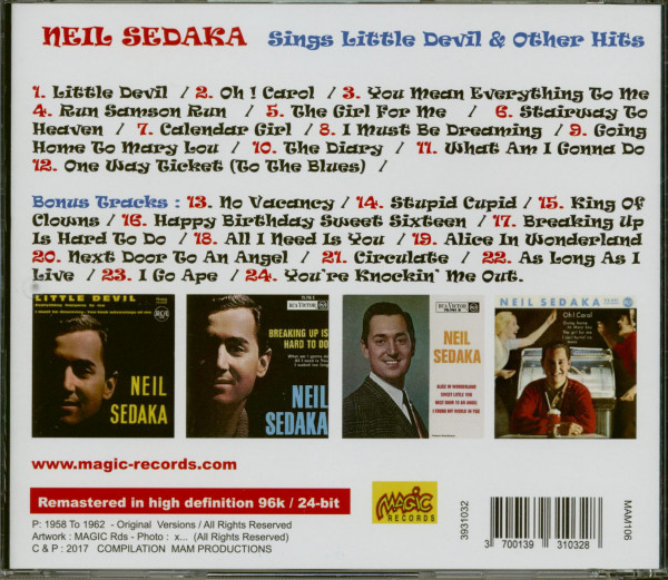 Sings Little Devil And His Other Hits (CD)
