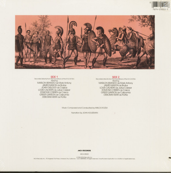 Julius Caesar - Soundtrack (LP)