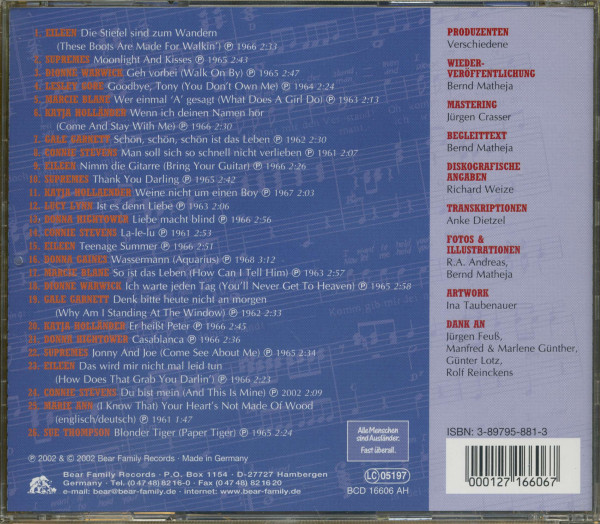 Vol.09, US Girls - Amerikaner & Briten singen deutsch (CD)