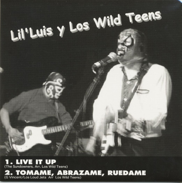 Live It UP - Tomamae, Abrazame, Ruedame - Rockin' At The Space City, Rockin' Red Wing (7inch EP PS) Live It UP - Tomamae, Abrazame, Ruedame - Rockin' At The Space City, Rockin' Red Wing (7inch EP PS)