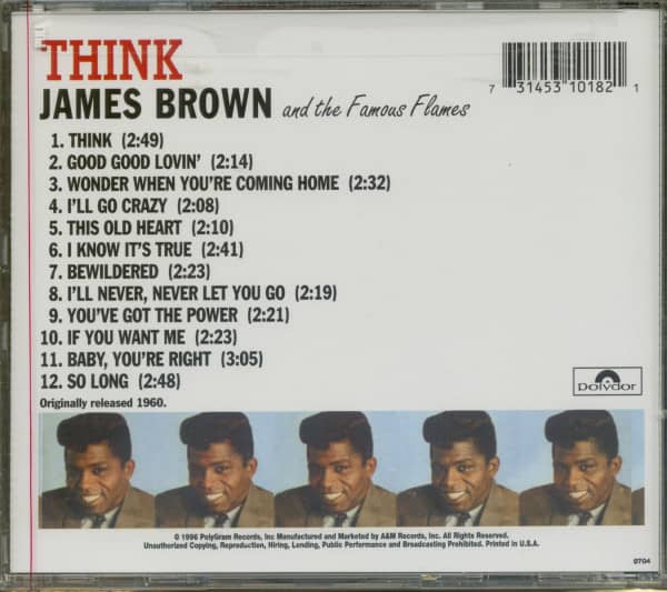 Think - James Brown And The Famous Flames (CD)