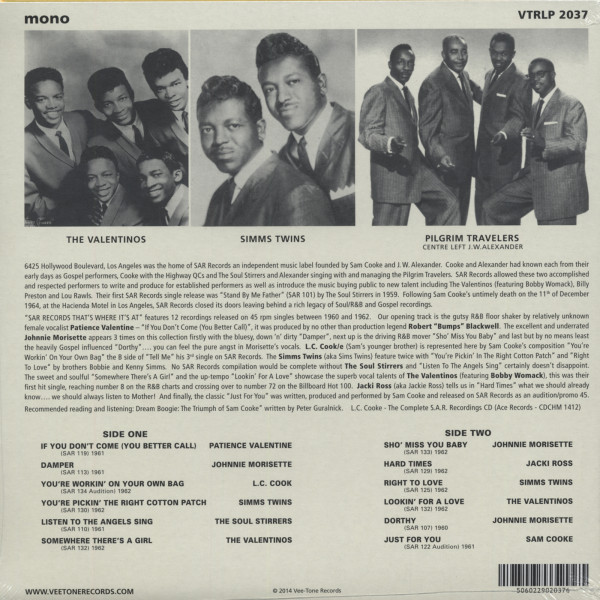 Sar Records - That's Where It's At (25cm LP) Limited Edition