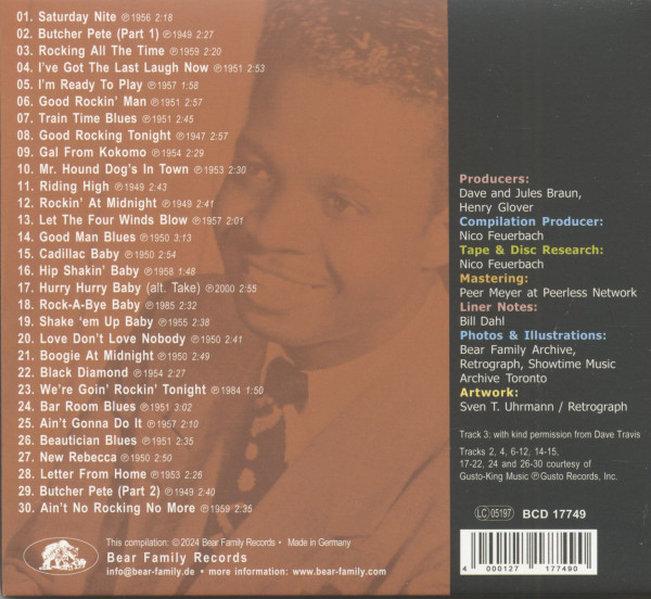 Roy Brown - Rocks (CD)