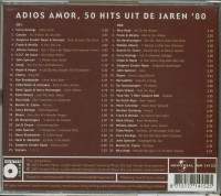 Aperçu: Adios Amor - 50 Hits Uit De Jaren 80 (2-CD) Aperçu: Adios Amor - 50 Hits Uit De Jaren 80 (2-CD)