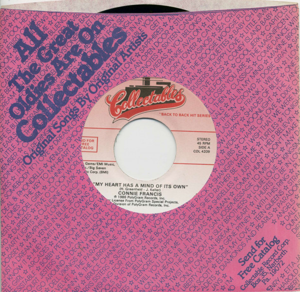 My Heart Has A Mind Of Its Own - Frankie (7inch, 45rpm)