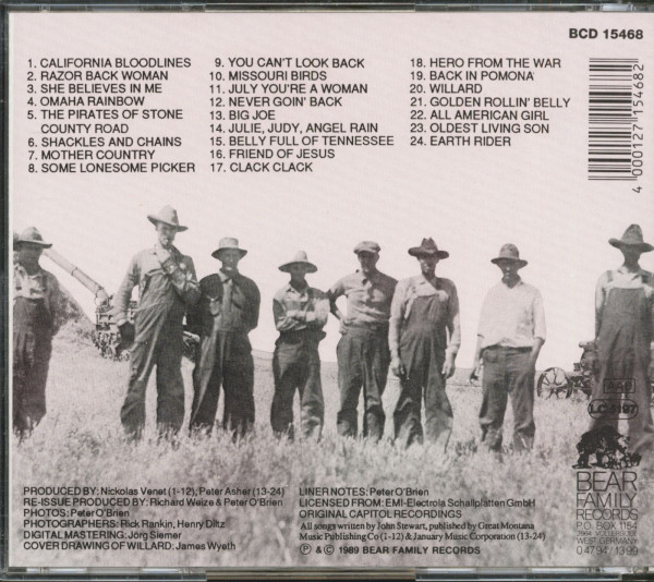 California Bloodlines - Willard minus 2 (CD)