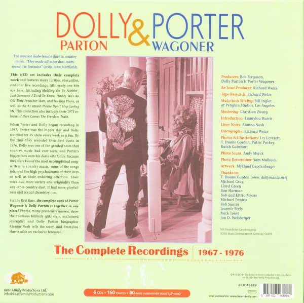 Dolly Parton & Porter Wagoner - Just Between You And Me - Complete Recordings 1967-76 (6-CD Deluxe Box Set)