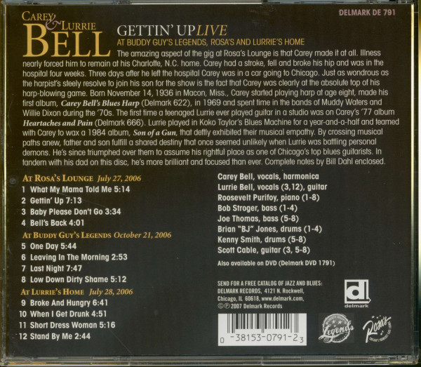 Bell, Carey & Lurrie Gettin' Up: Live At Buddy Guy's