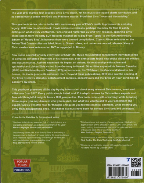 Elvis Day By Day 2017 (Book)