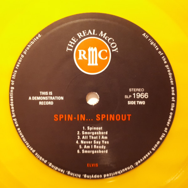Spin-In...Spinout (LP, 10inch, colored Vinyl)