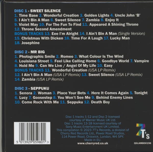 The Albums 1976-78 (3-CD Box-Set)