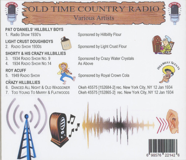 Old Time Country Radio - Radio Shows From The 1930s & 40s (CD)