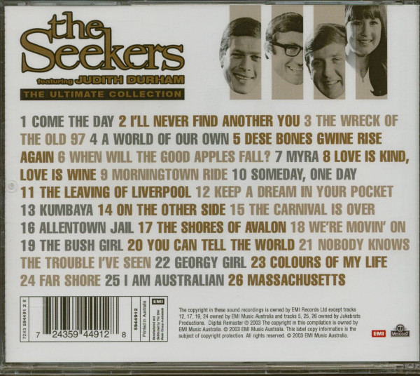 The Seekers Featuring Judith Durham - The Ultimate Collection (CD)