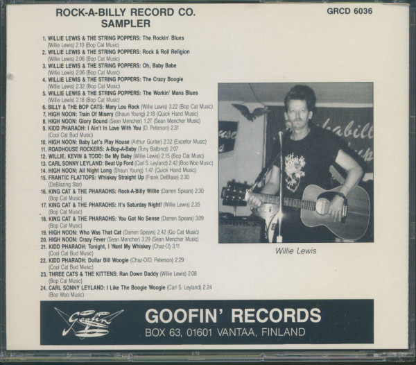Rock-A-Billy Record Co. Sampler (CD)