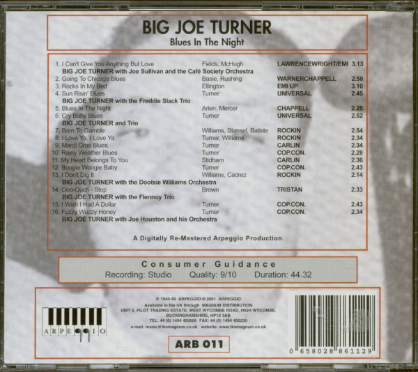 Blues In The Night (CD)