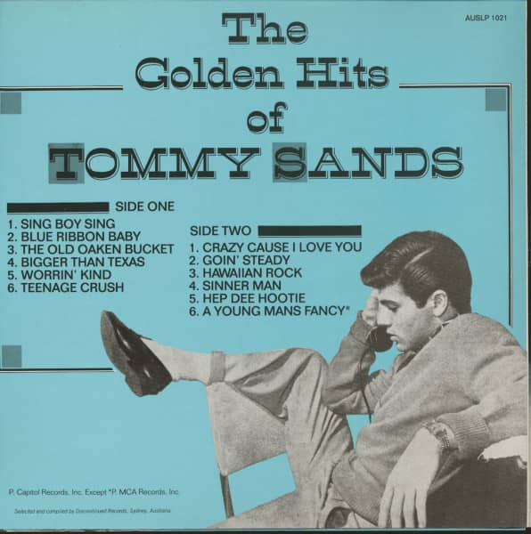 The Golden Hits Of Tommy Sands (LP)