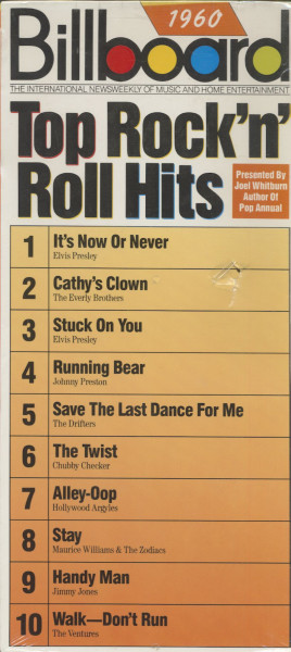 Billboard Top Rock & Roll Hits 1960 (CD) Billboard Top Rock & Roll Hits 1960 (CD)