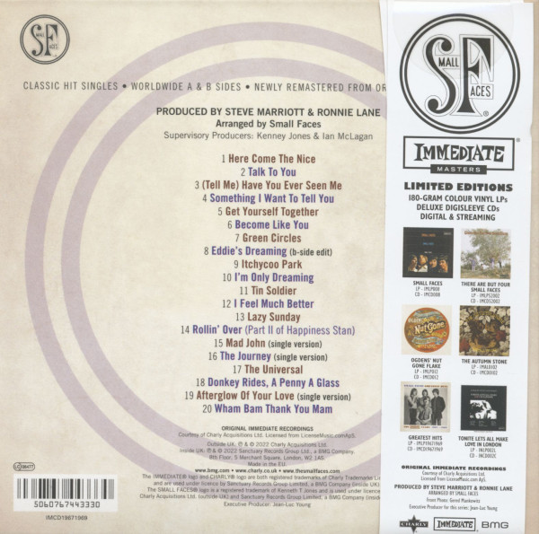 Greatest Hits - The Immediate Years 1967 - 1969 (CD)