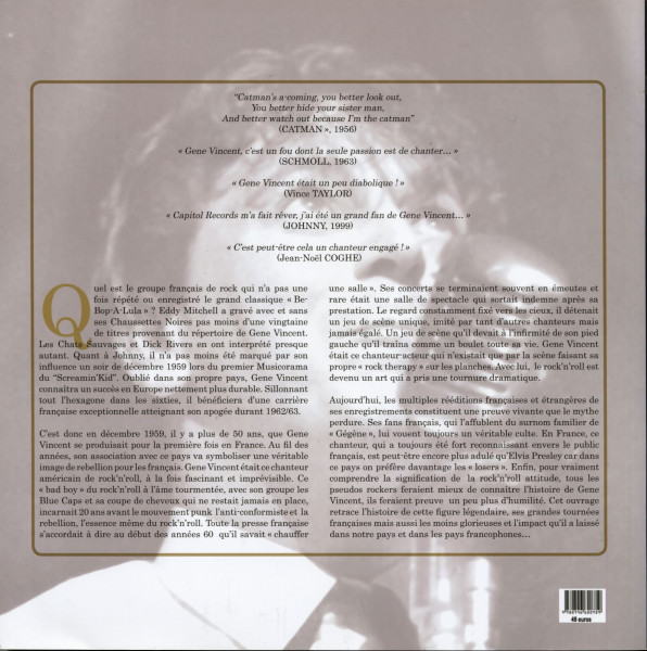 Gene Vincent In France - Garrett McLean (Book & 12inch Vinyl LP, 33rpm)