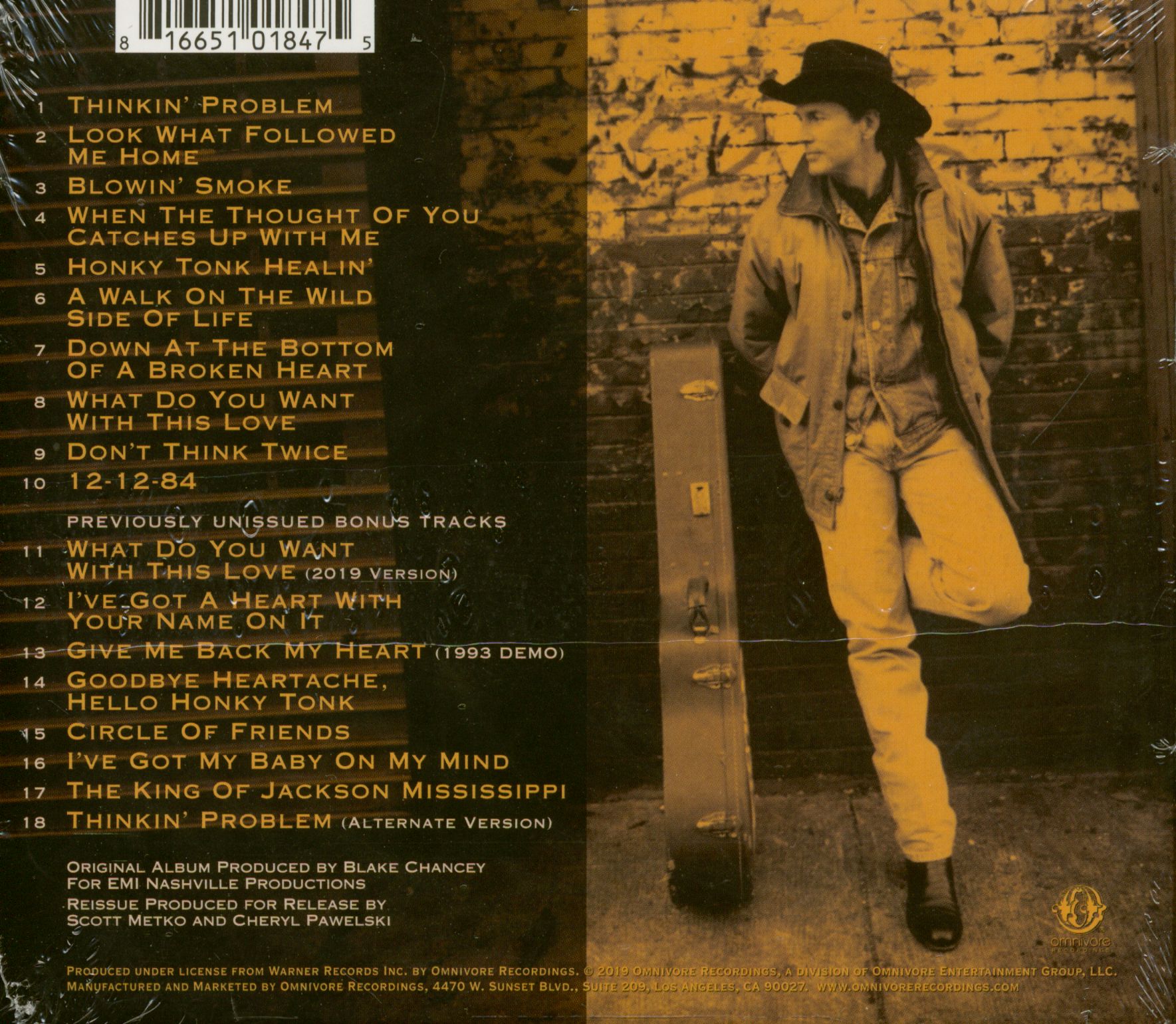 David Ball CD: Thinkin' Problem - 25th Anniversary (CD) - Bear Family ...