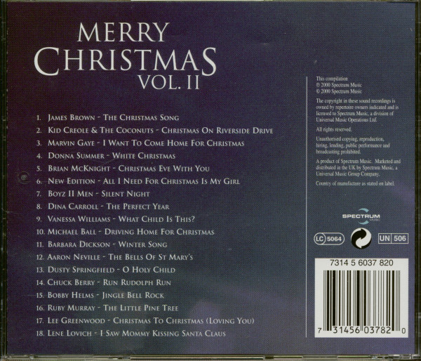 Merry Christmas Vol.2 (CD)