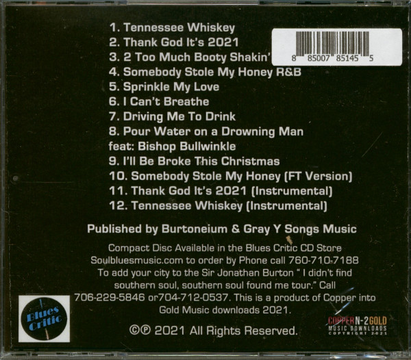 Tennesse Whiskey (CD)