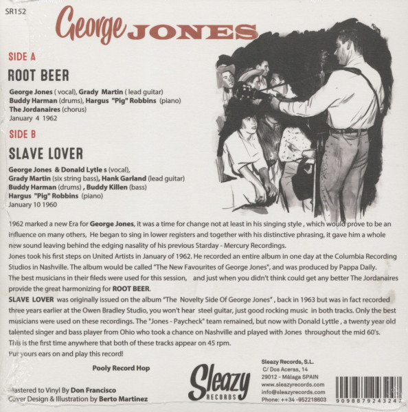 Root Beer - Slave Lover (7inch, 45rpm, PS)