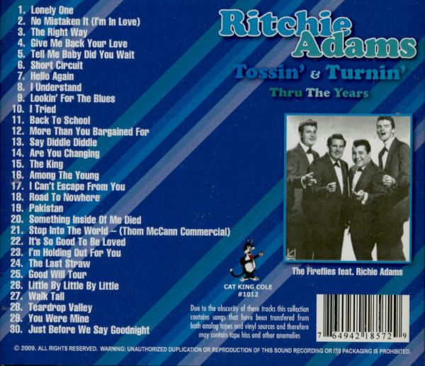 Tossin' & Turnin' Thru The Years (CD)