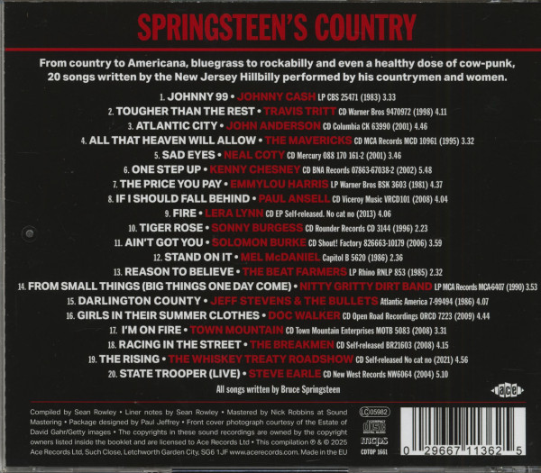 Springsteen's Country (CD)
