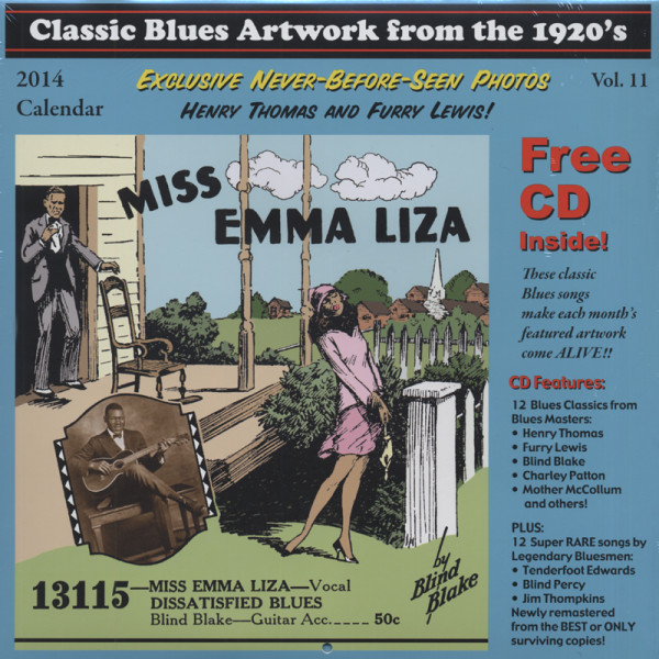 Classic Blues Calendar 2014