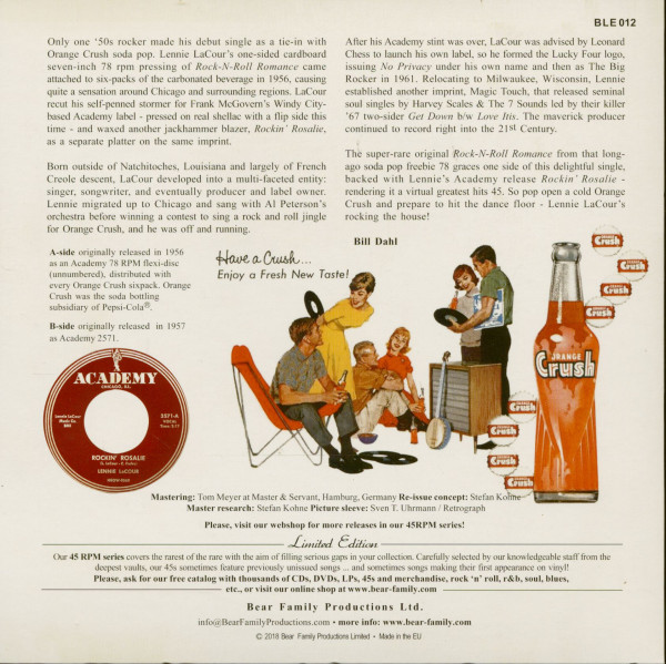 Rock 'n' Roll Romance - Rockin' Rosalie (2x7inch, 45RPM, BC, PS)