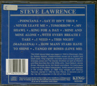 Aperçu: Steve Lawrence (CD) Aperçu: Steve Lawrence (CD)