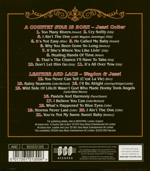 A Country Star Is Born - Leather and Lace (CD)