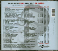 Aperçu: The Definitive Stereo Buddy Holly: 30 Classics (CD) Aperçu: The Definitive Stereo Buddy Holly: 30 Classics (CD)