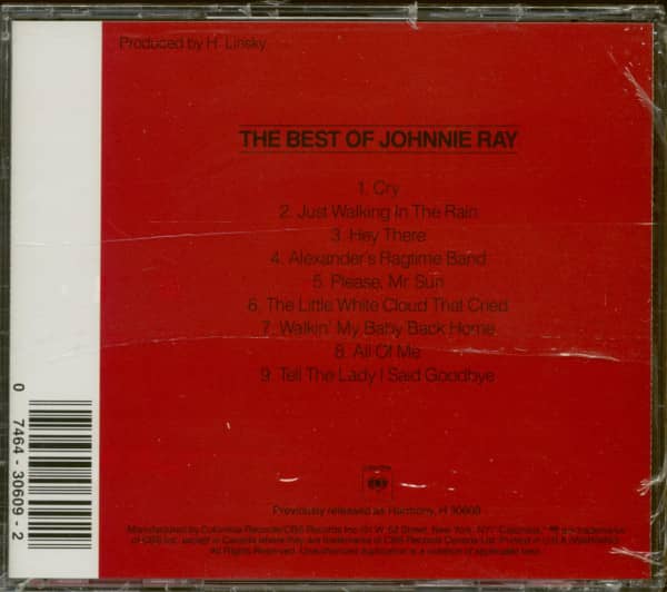 The Best Of Johnnie Ray (CD)