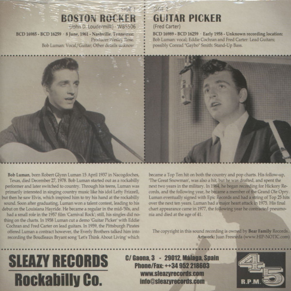 Boston Rocker - Guitar Picker (7inch, 45rpm, PS)