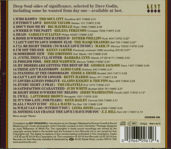 Dave Godin's Deep Soul Treasures Vol.5 (CD)