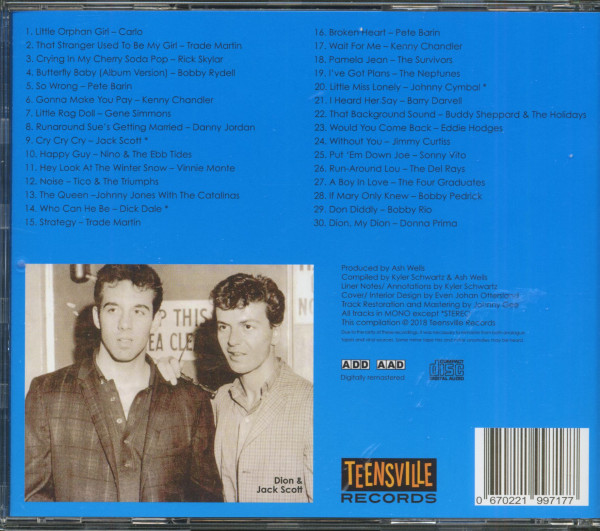 Runaround Who? 30 Songs Influenced By Dion DiMucci (CD)