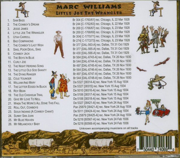 Little Joe The Wrangler (CD-R)