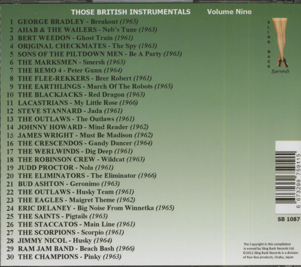 Those British Instrumentals Vol.9 (CD)