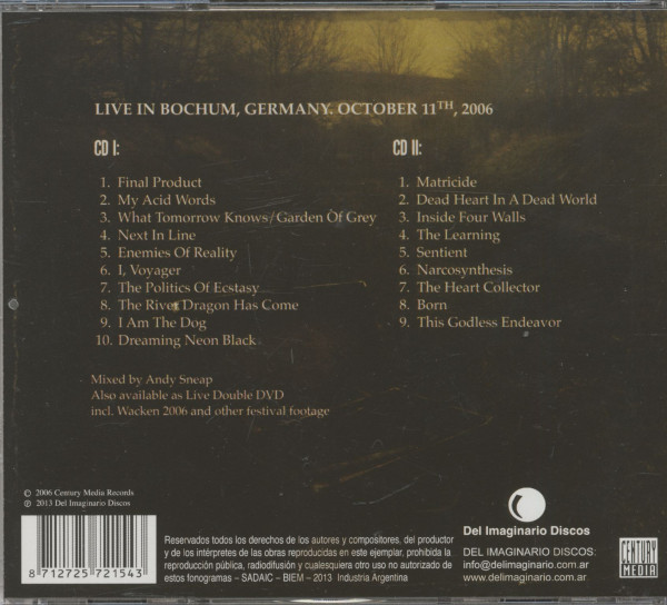 The Year Of The Voyager - Live In Bochum 2006 (2-CD)
