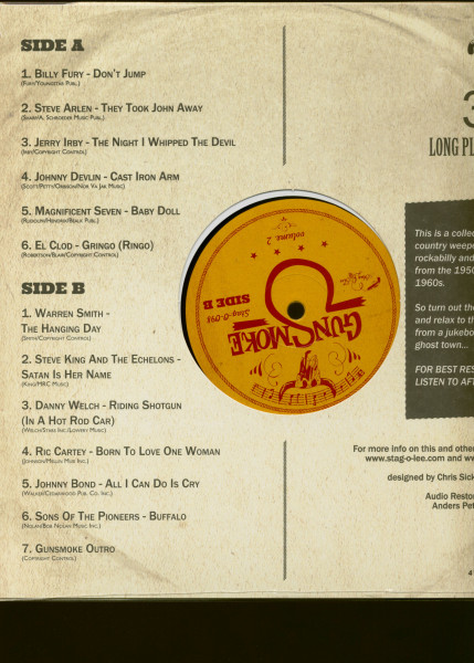 Gunsmoke Vol.2 - Dark Tales Of Western Noir (LP, 10inch, Ltd.)