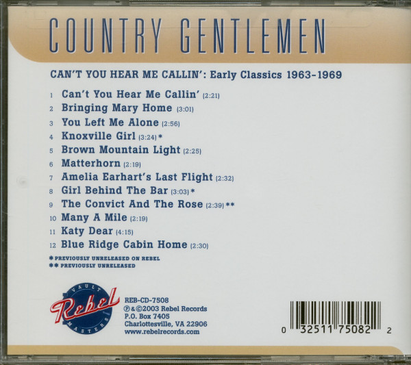 Country Gentlemen Early Classics 1963-69