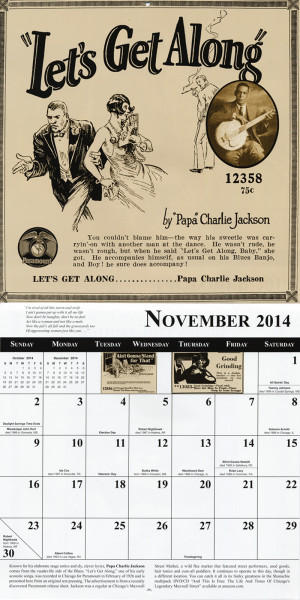 Classic Blues Calendar 2014