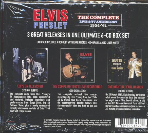 The Complete Live & TV Anthology 1954-1961 (6-CD)