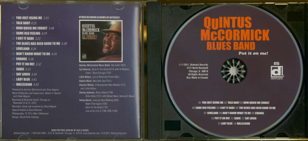 Mccormick Blues Band, Quintus Put It On Me
