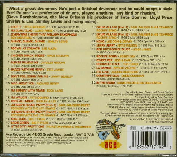 Backbeat - The World Greatest Rock'n'Roll Drummer (CD)