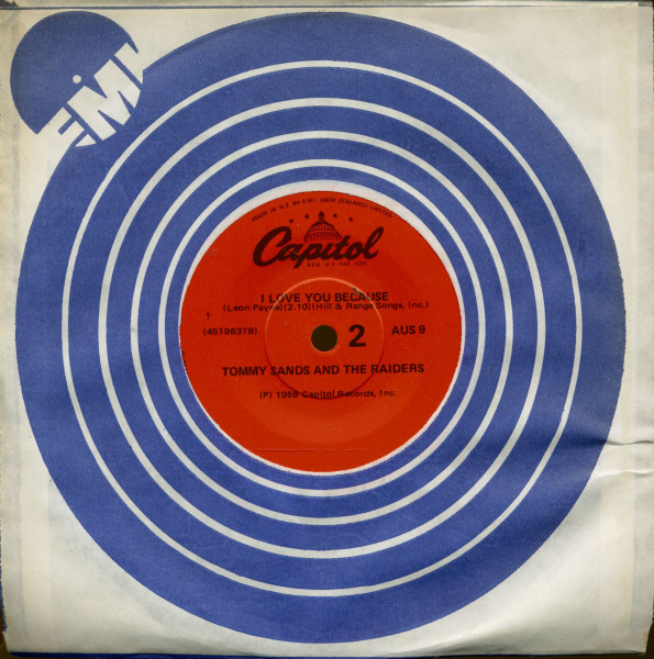Blue Ribbon Baby - I Love You Because (7inch, 45rpm, SC, CS)